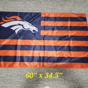 Wincraft Denver Broncos Blue and Orange Flag